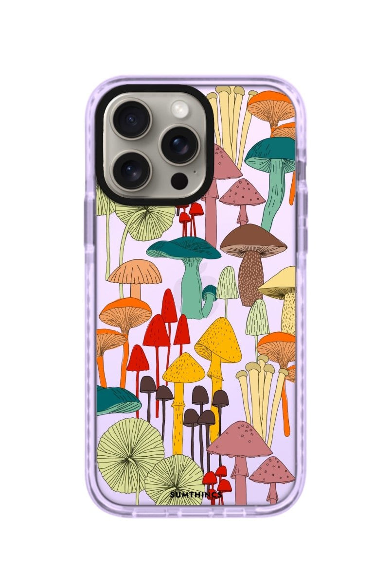 iPhone XR Mushrooms Procase Şeffaf Telefon Kılıfı - SUMTHINCS