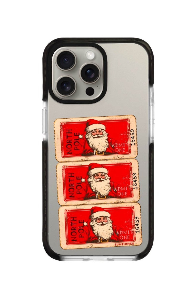 iPhone XR Northpole Ticket Procase Şeffaf Telefon Kılıfı Siyah Şeffaf - SUMTHINCS