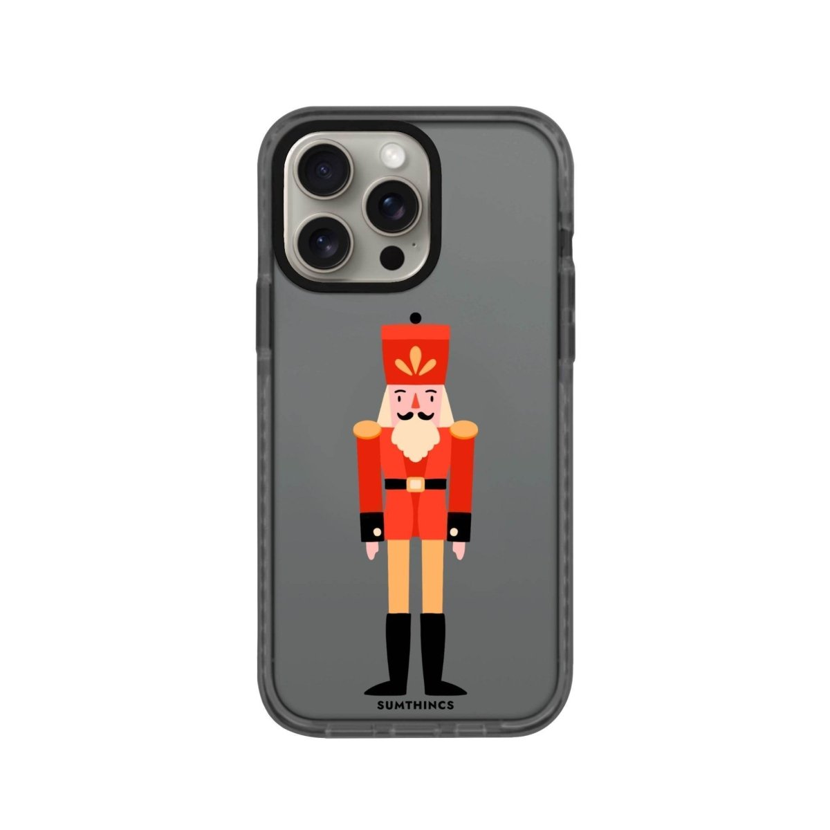 iPhone XR Nutcracker Procase Şeffaf Telefon Kılıfı Antrasit - SUMTHINCS