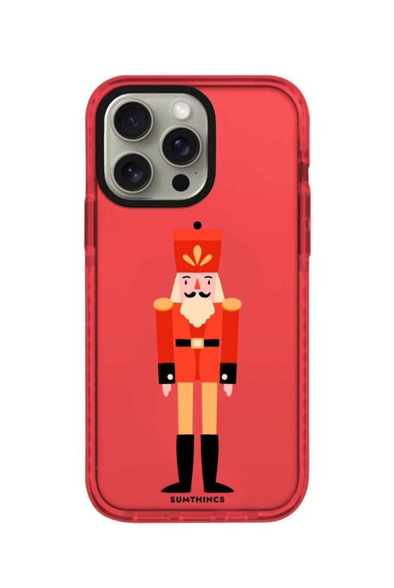 iPhone XR Nutcracker Procase Şeffaf Telefon Kılıfı Kırmızı - SUMTHINCS