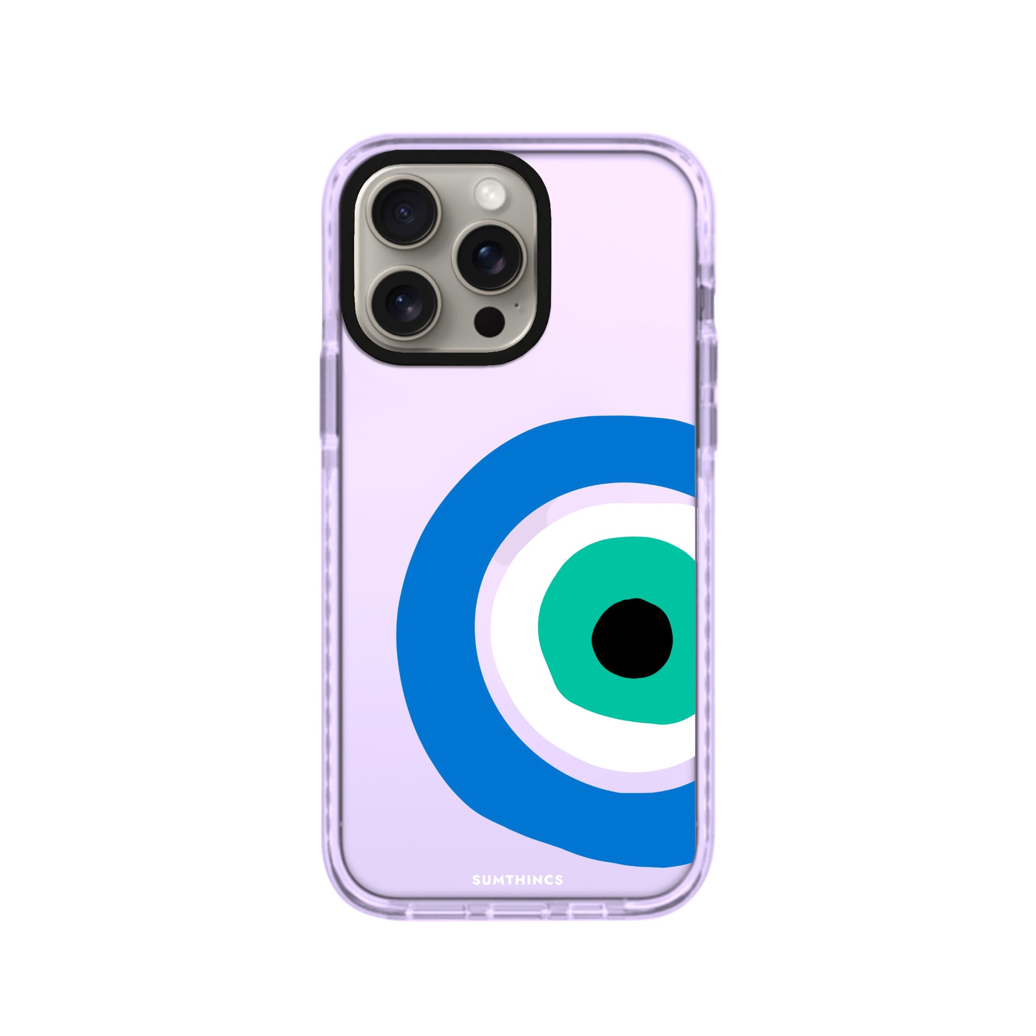 iPhone XR Ocean Eye Procase Şeffaf Telefon Kılıfı Lila - SUMTHINCS