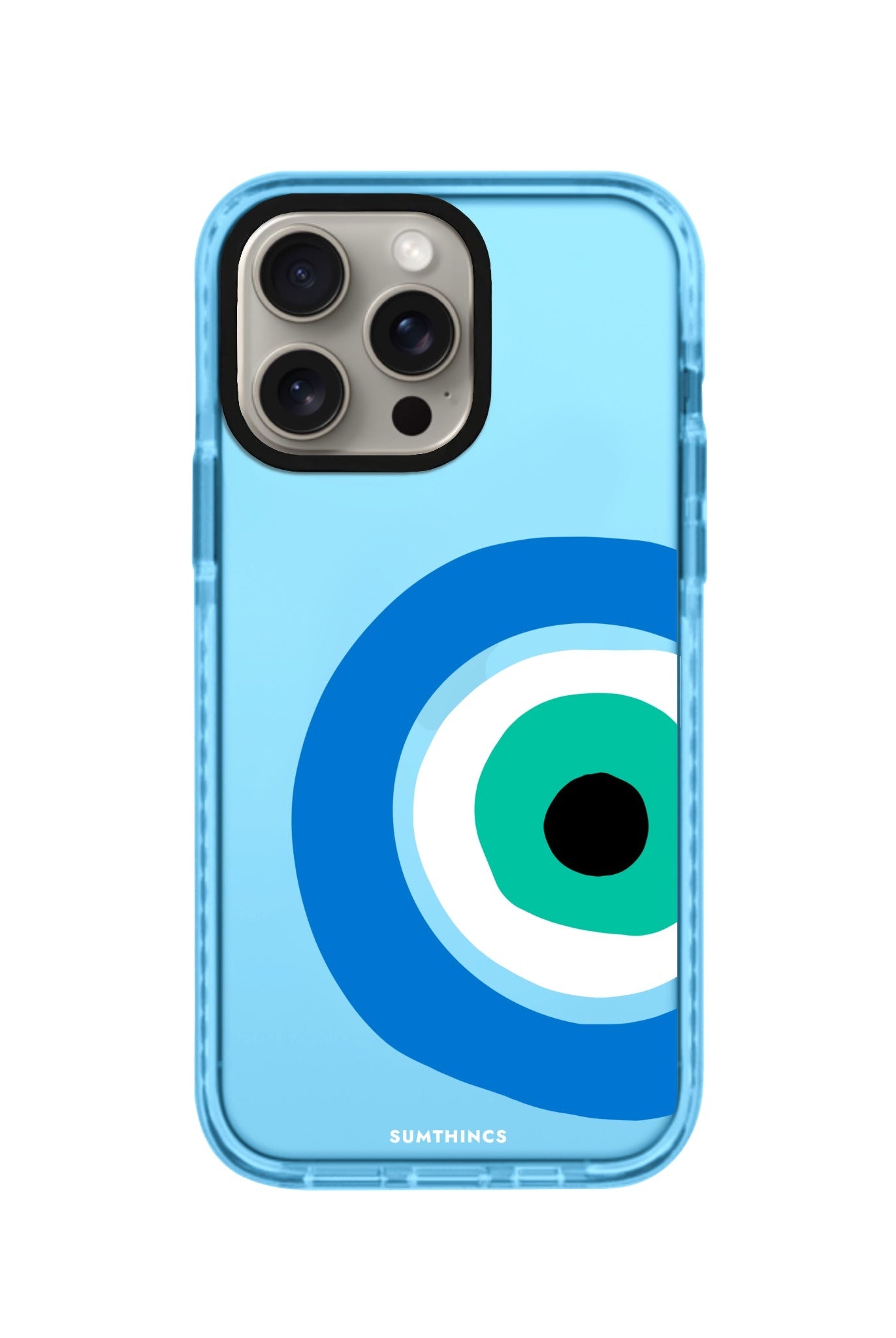 iPhone XR Ocean Eye Procase Şeffaf Telefon Kılıfı Mavi - SUMTHINCS