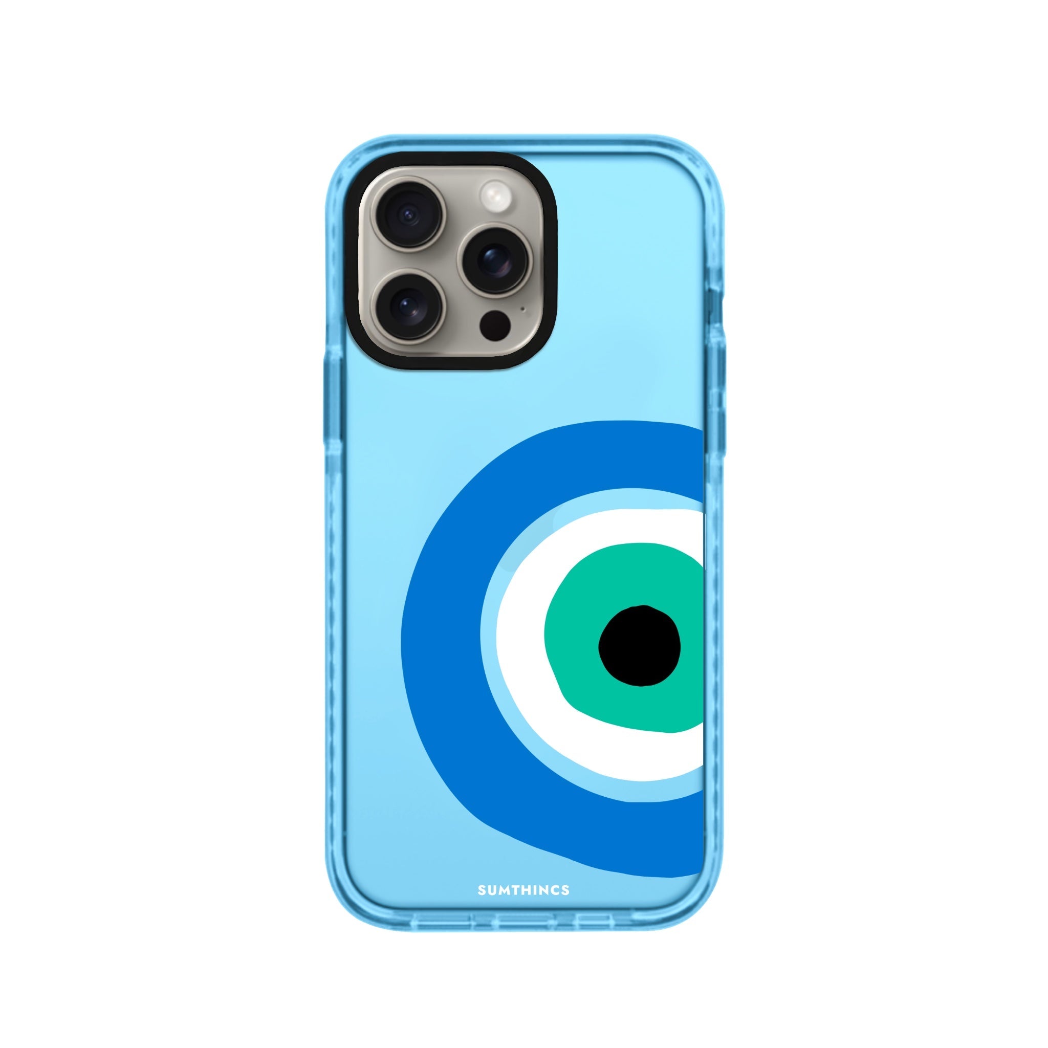 iPhone XR Ocean Eye Procase Şeffaf Telefon Kılıfı Mavi - SUMTHINCS