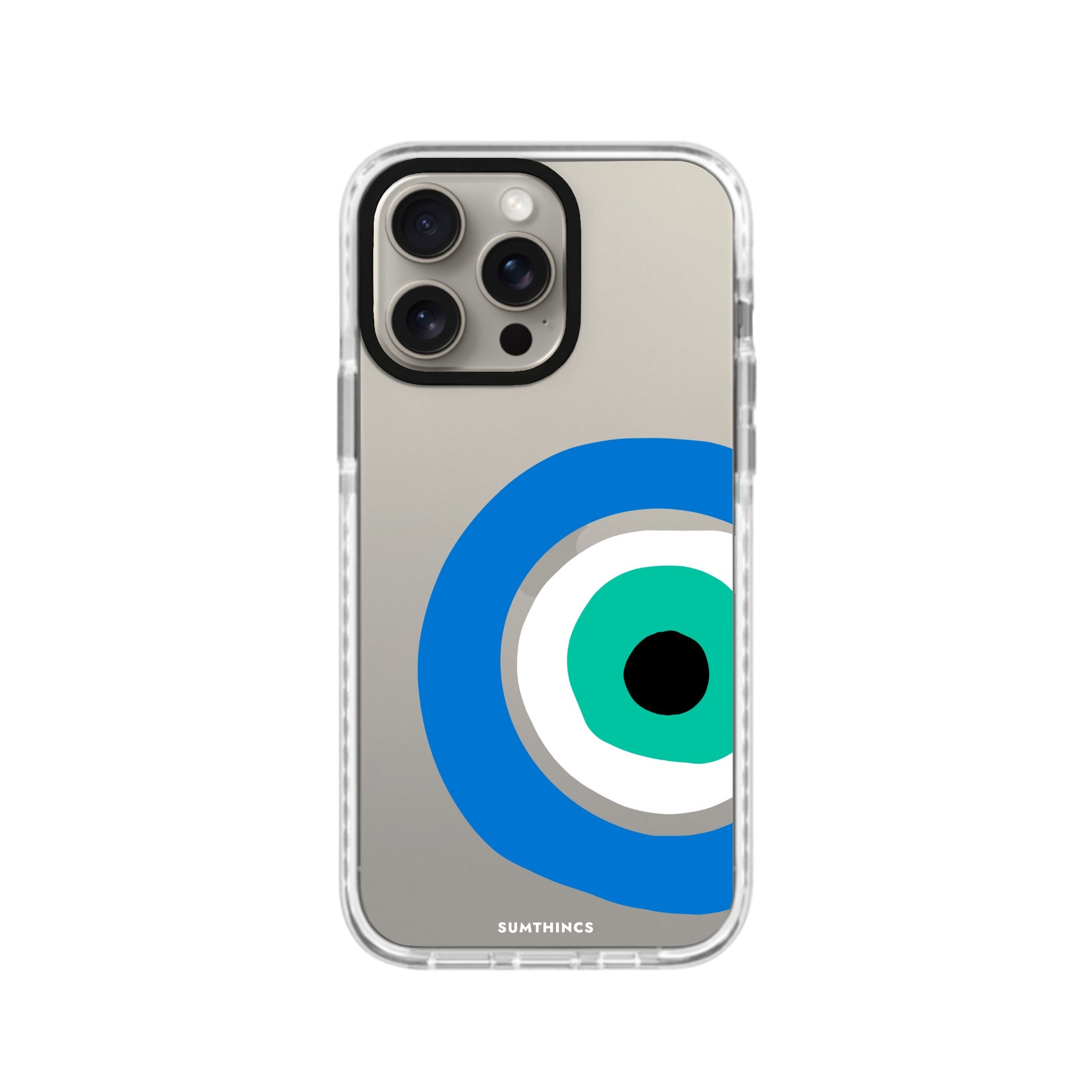 iPhone XR Ocean Eye Procase Şeffaf Telefon Kılıfı Beyaz Şeffaf - SUMTHINCS