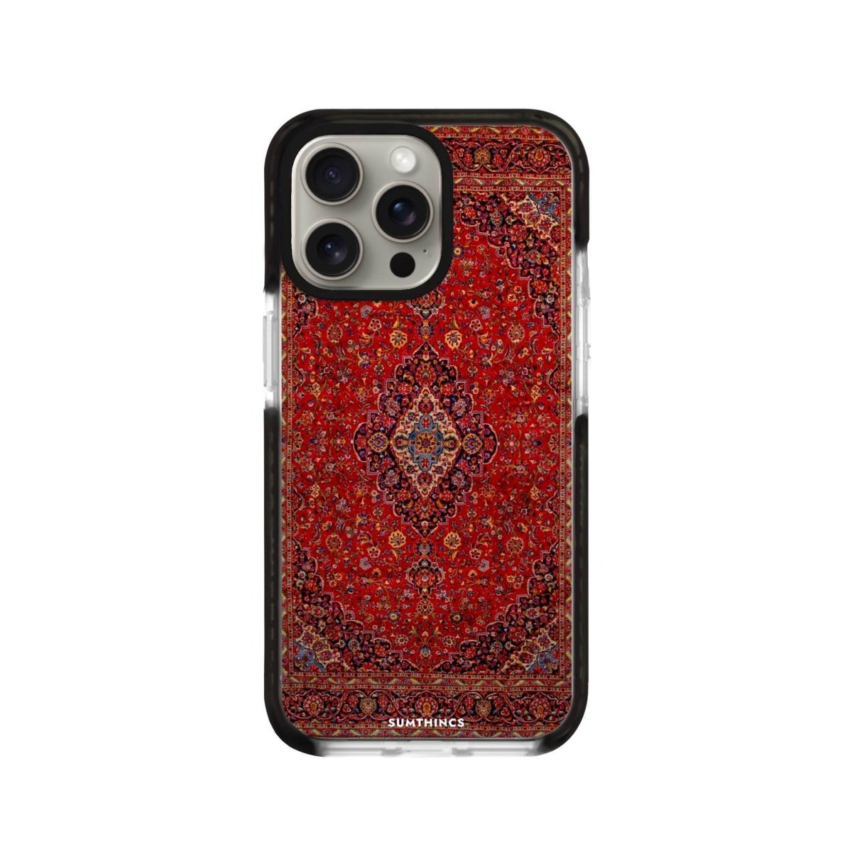 iPhone XR Red Carpet Procase Şeffaf Telefon Kılıfı Siyah Şeffaf - SUMTHINCS
