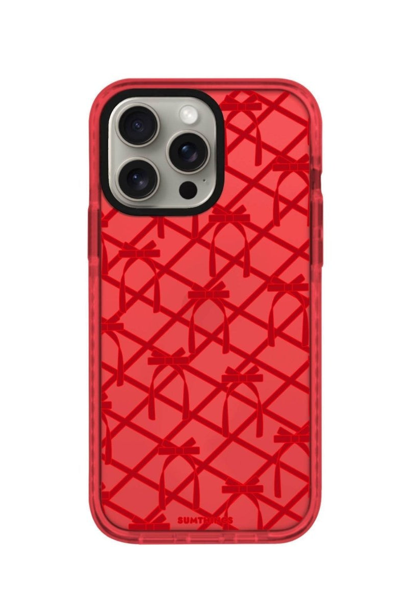 iPhone XR Ribbon Grid Procase Şeffaf Telefon Kılıfı - SUMTHINCS