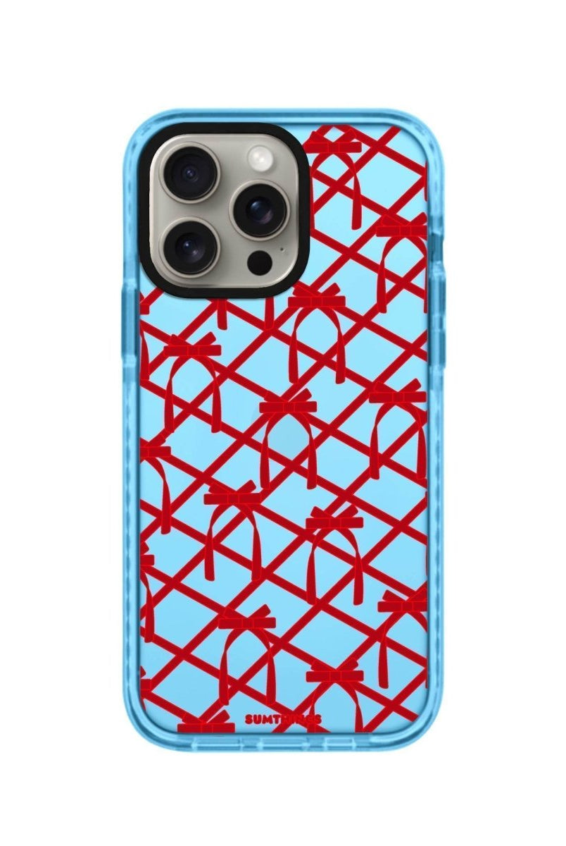 iPhone XR Ribbon Grid Procase Şeffaf Telefon Kılıfı - SUMTHINCS