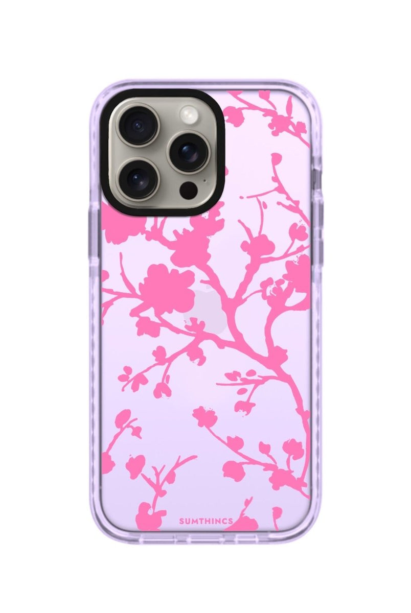 iPhone XR Sakura Procase Şeffaf Telefon Kılıfı Lila - SUMTHINCS