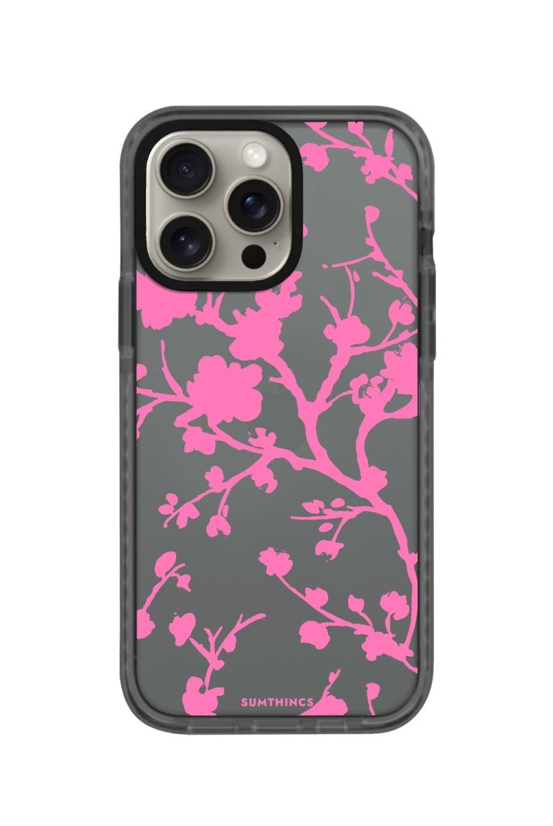 iPhone XR Sakura Procase Şeffaf Telefon Kılıfı Antrasit - SUMTHINCS