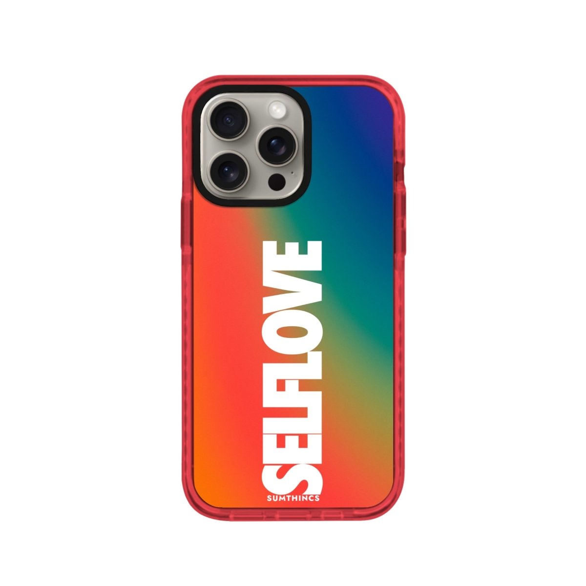 iPhone XR Selflove Procase Şeffaf Telefon Kılıfı Kırmızı - SUMTHINCS