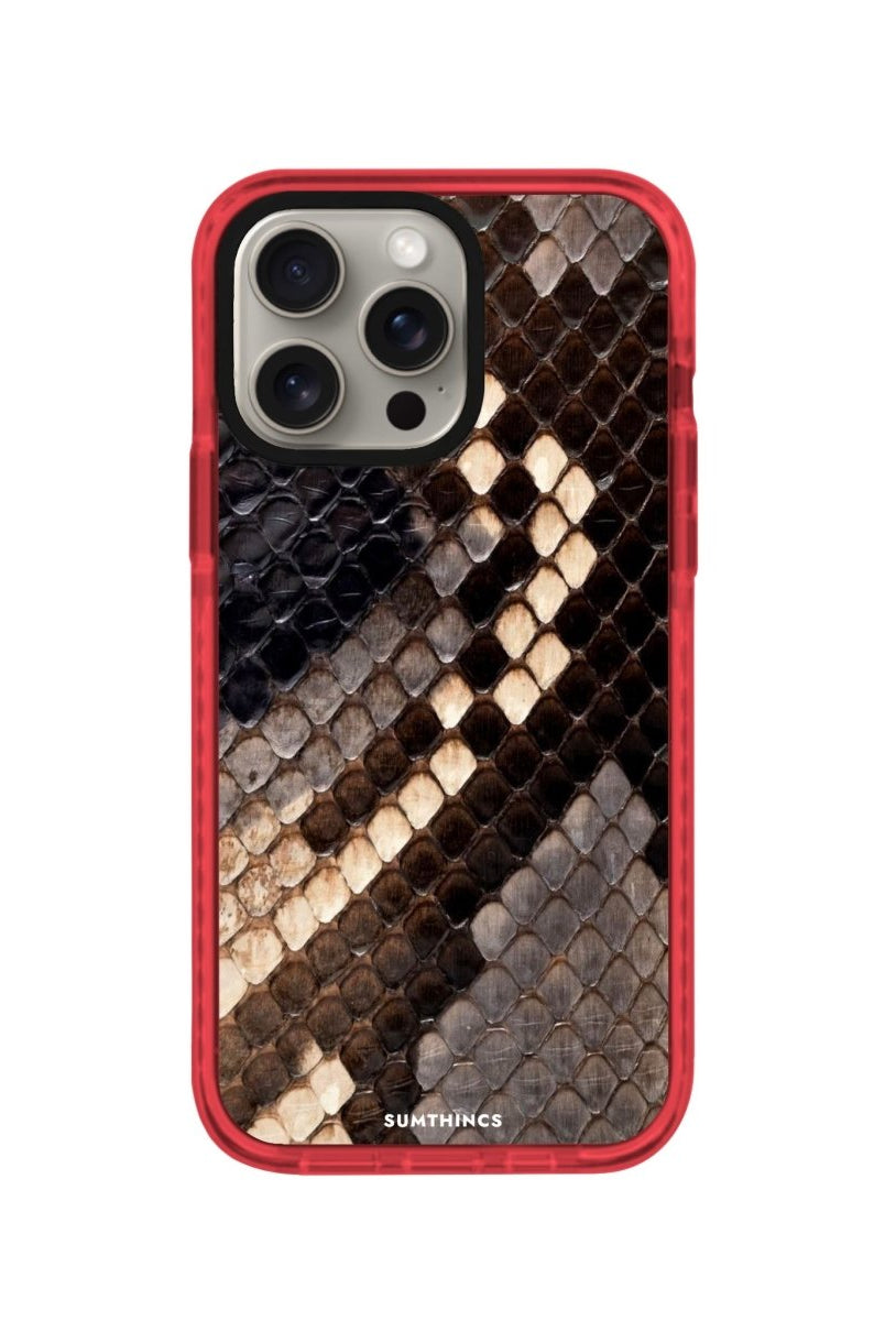 iPhone XR Serpent Procase Şeffaf Telefon Kılıfı Kırmızı - SUMTHINCS