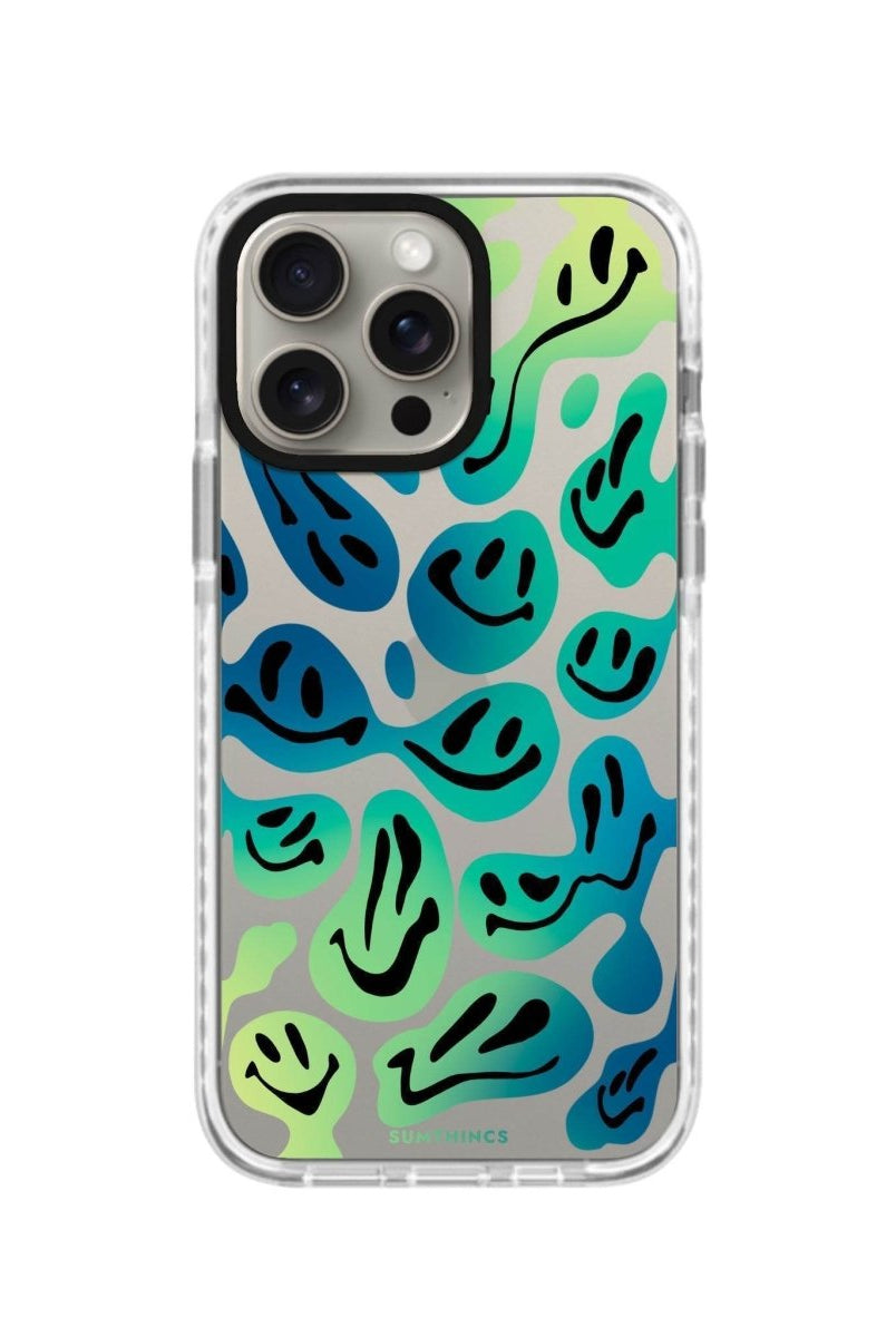 iPhone XR Smiley Procase Şeffaf Telefon Kılıfı Beyaz Şeffaf - SUMTHINCS