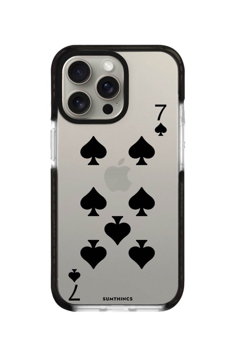 iPhone XR Spade7 Procase Şeffaf Telefon Kılıfı Siyah Şeffaf - SUMTHINCS