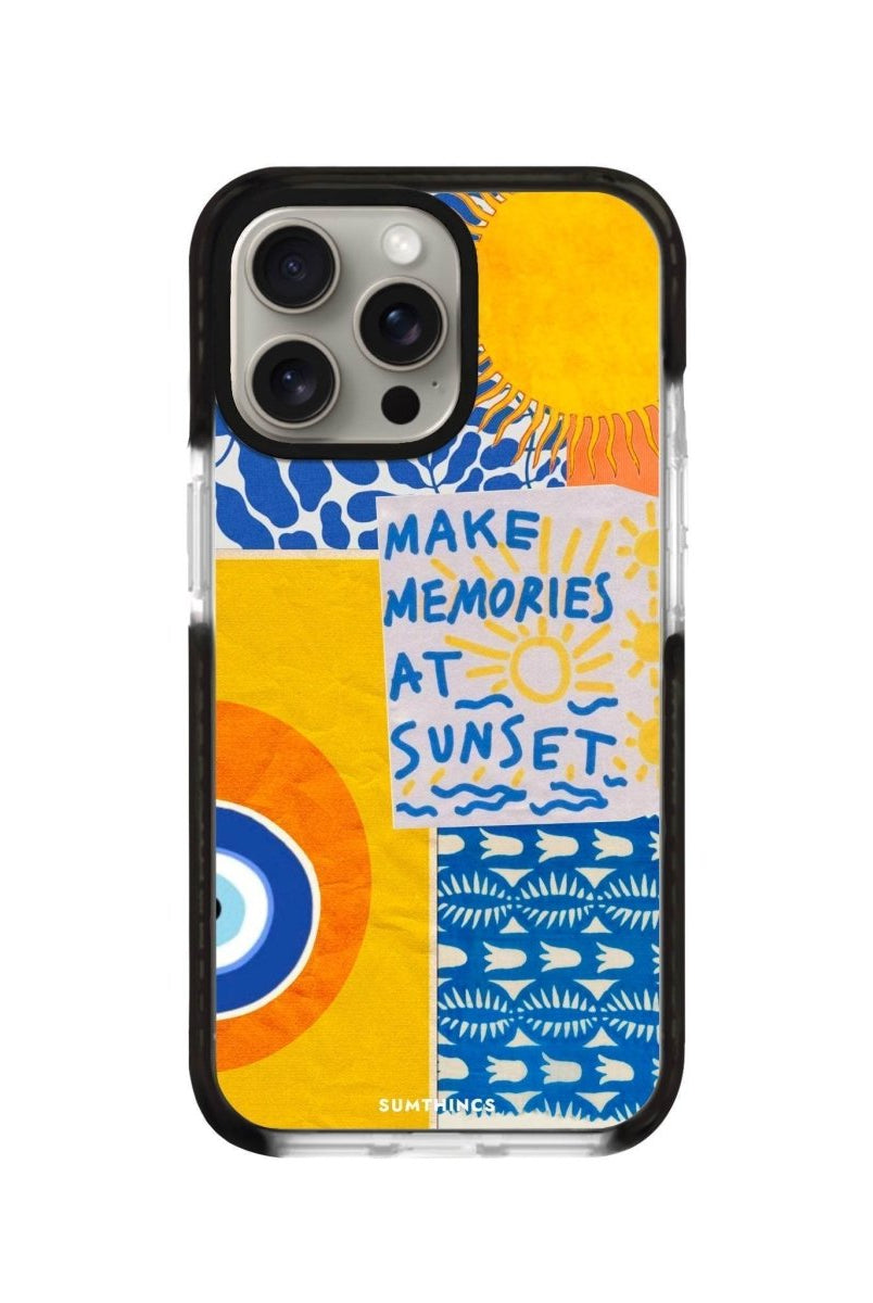iPhone XR Sunset Collage Procase Şeffaf Telefon Kılıfı Siyah Şeffaf - SUMTHINCS