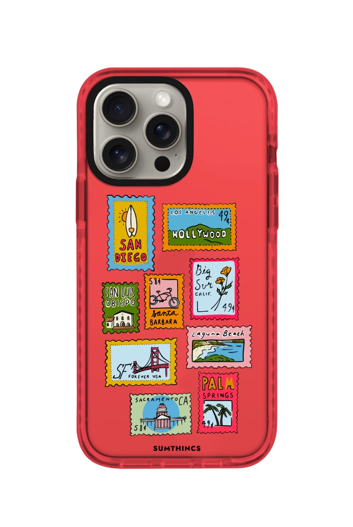 iPhone XR The Grand Tour Procase Şeffaf Telefon Kılıfı Kırmızı - SUMTHINCS