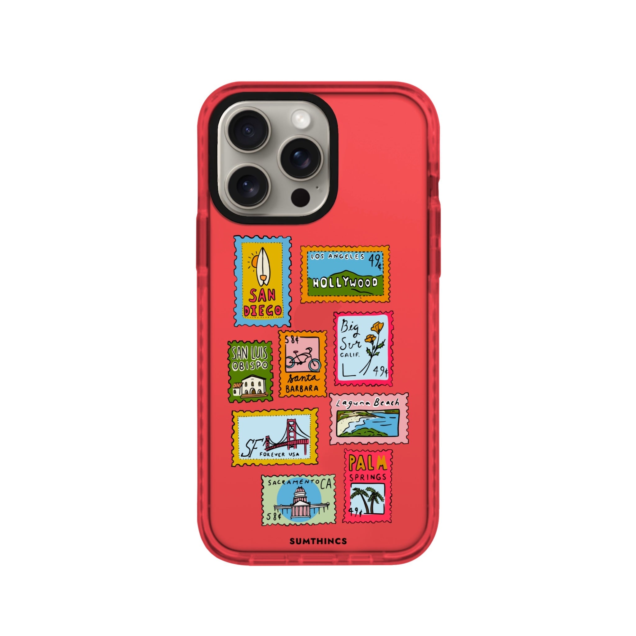 iPhone XR The Grand Tour Procase Şeffaf Telefon Kılıfı Kırmızı - SUMTHINCS