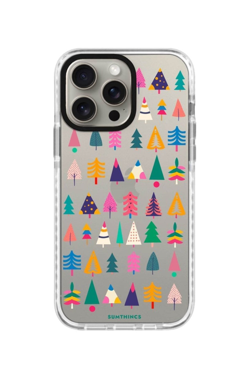 iPhone XR Tiny Forest Procase Şeffaf Telefon Kılıfı Beyaz Şeffaf - SUMTHINCS