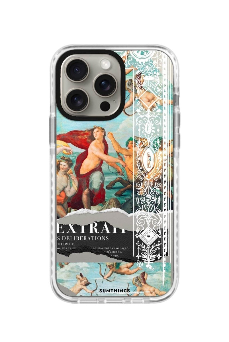 iPhone XR Triumph of Galatea Procase Şeffaf Telefon Kılıfı Beyaz Şeffaf - SUMTHINCS