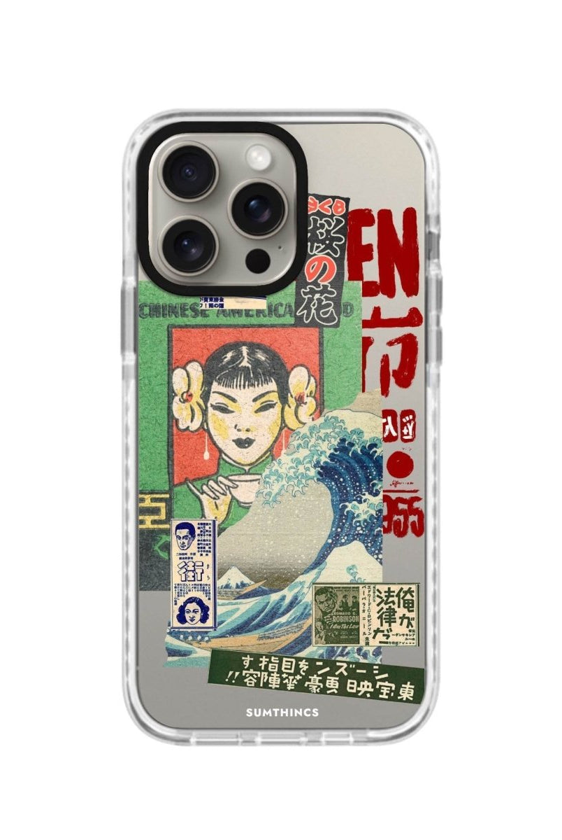 iPhone XR Vintage Poster Procase Şeffaf Telefon Kılıfı - SUMTHINCS