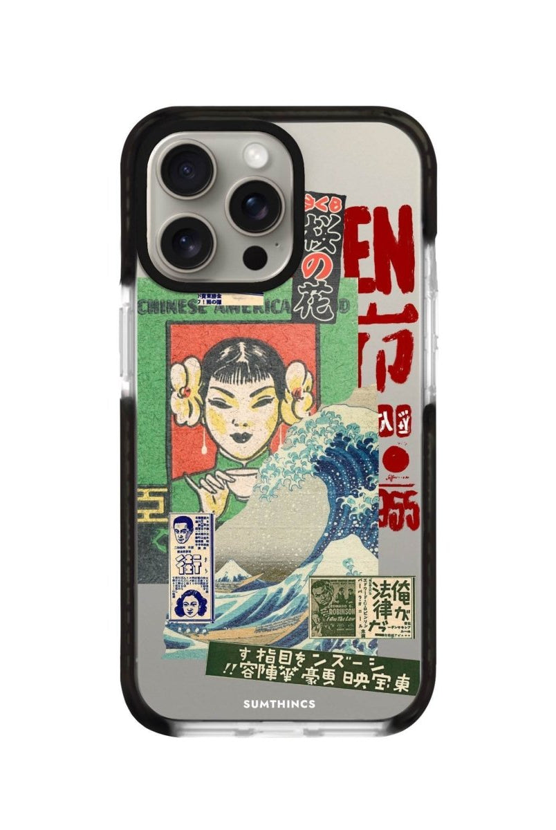 iPhone XR Vintage Poster Procase Şeffaf Telefon Kılıfı - SUMTHINCS