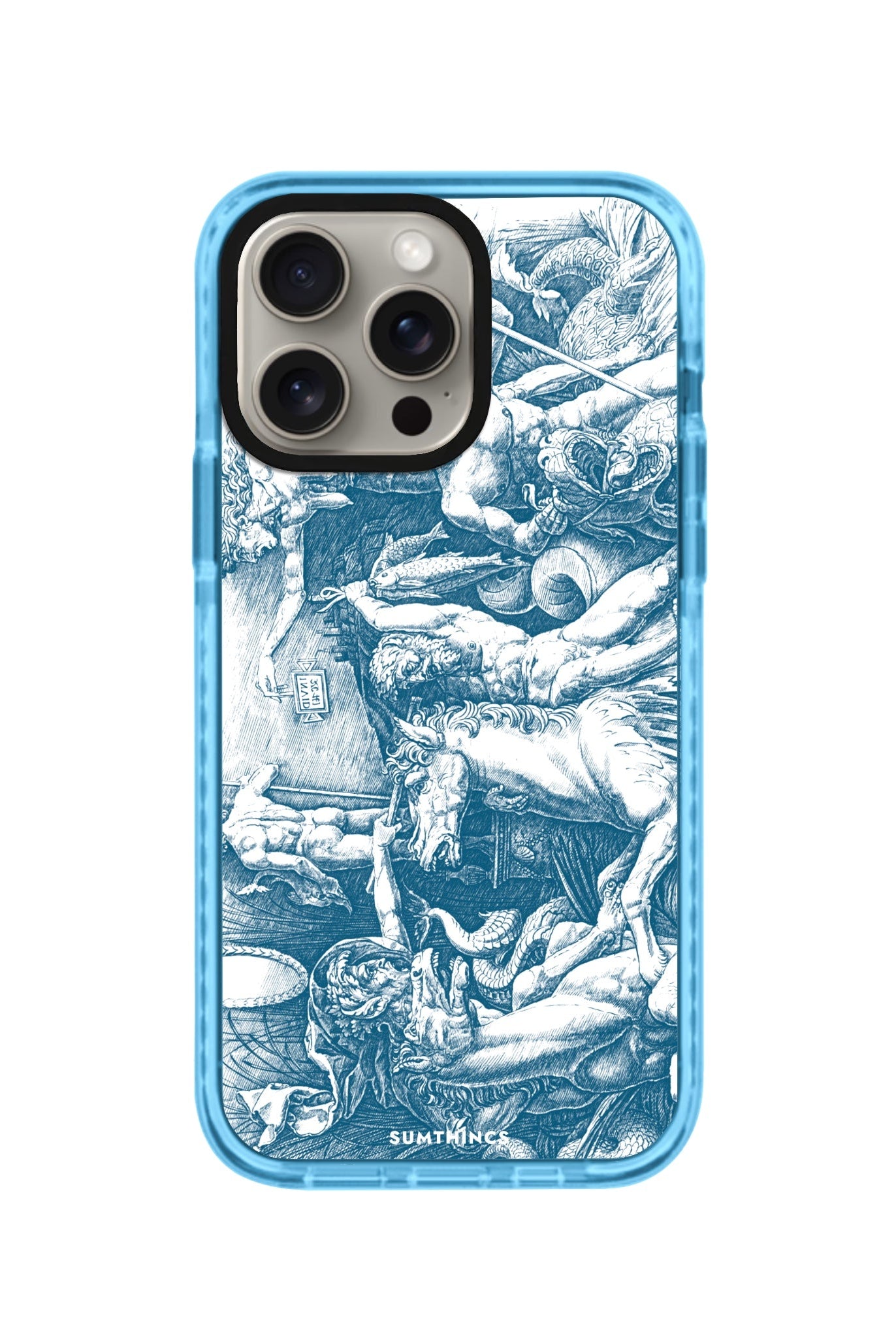 iPhone XR War of Sea Gods Procase Şeffaf Telefon Kılıfı Mavi - SUMTHINCS