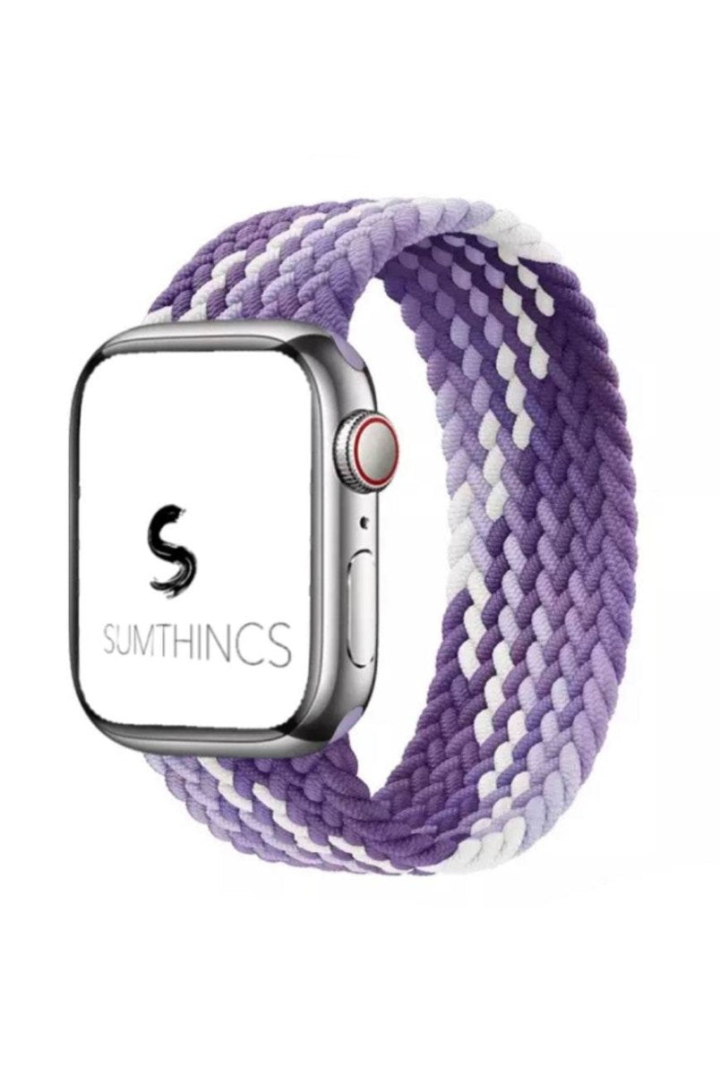 Lilac and White Örgü Spor Kordon 38 - 40 - 41mm S/M - SUMTHINCS