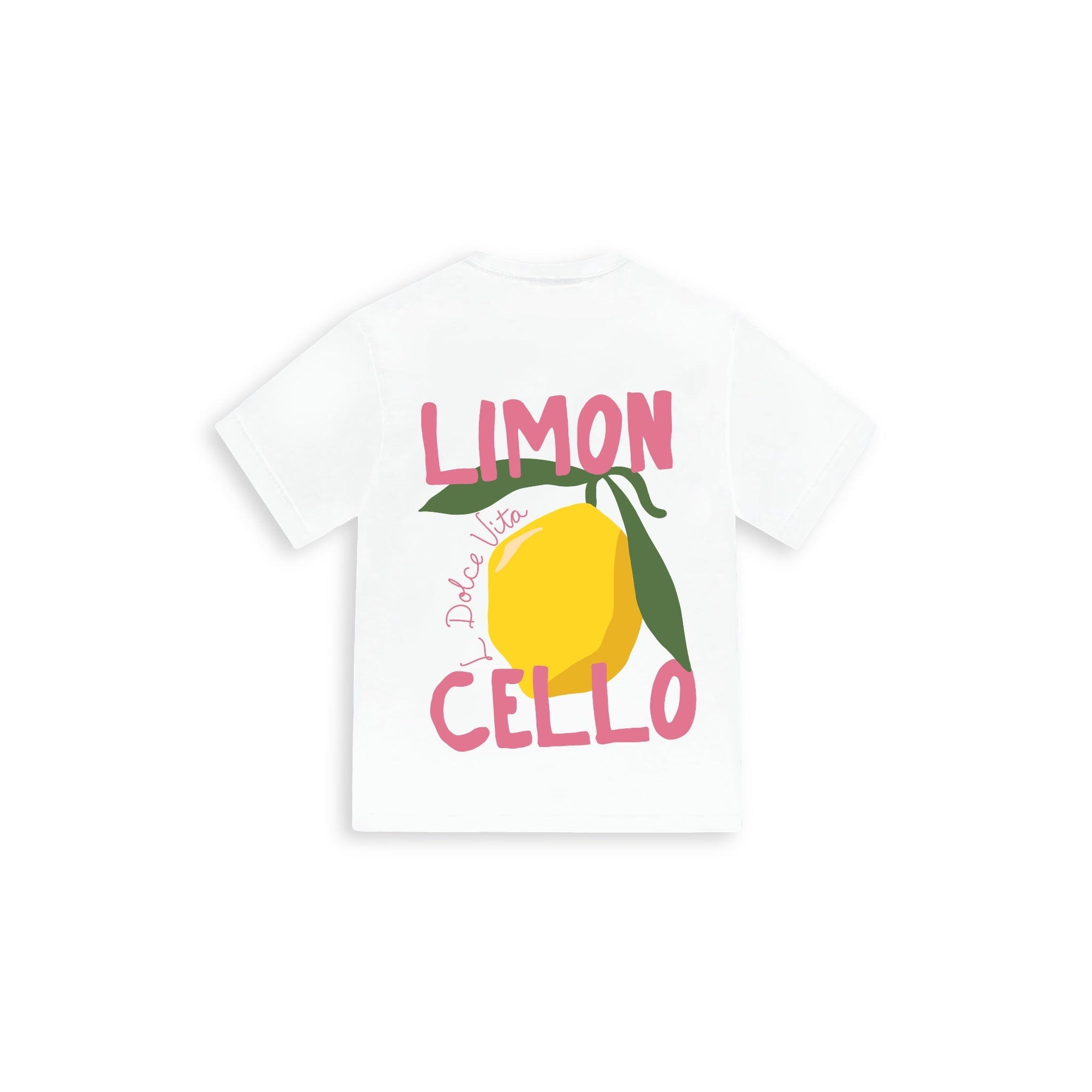 Limoncello Oversize Large T-shirt Beyaz - SUMTHINCS