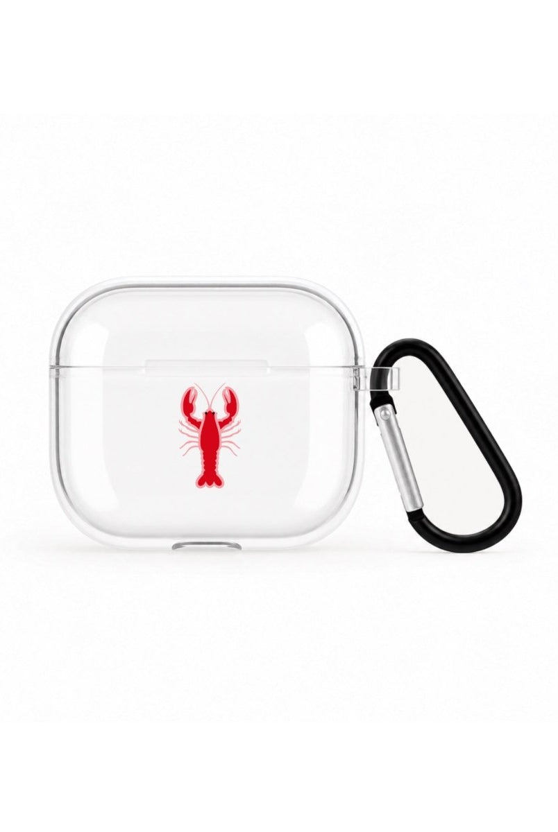 Lobster AirPods 3 Şeffaf Silikon Kılıf Beyaz Şeffaf - Sumthincs