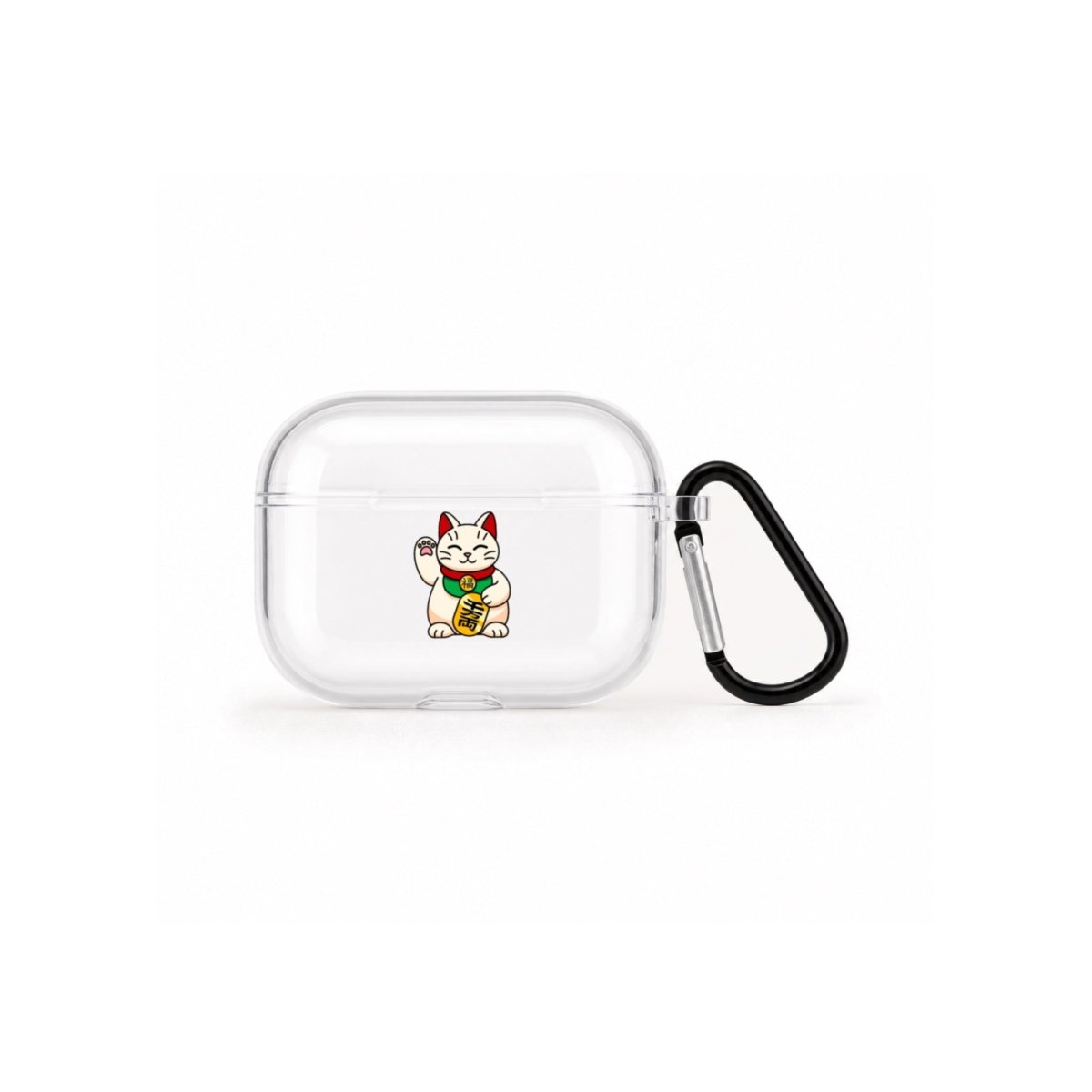 Maneki Neko AirPods Pro 2 Şeffaf Silikon Kılıf - Sumthincs