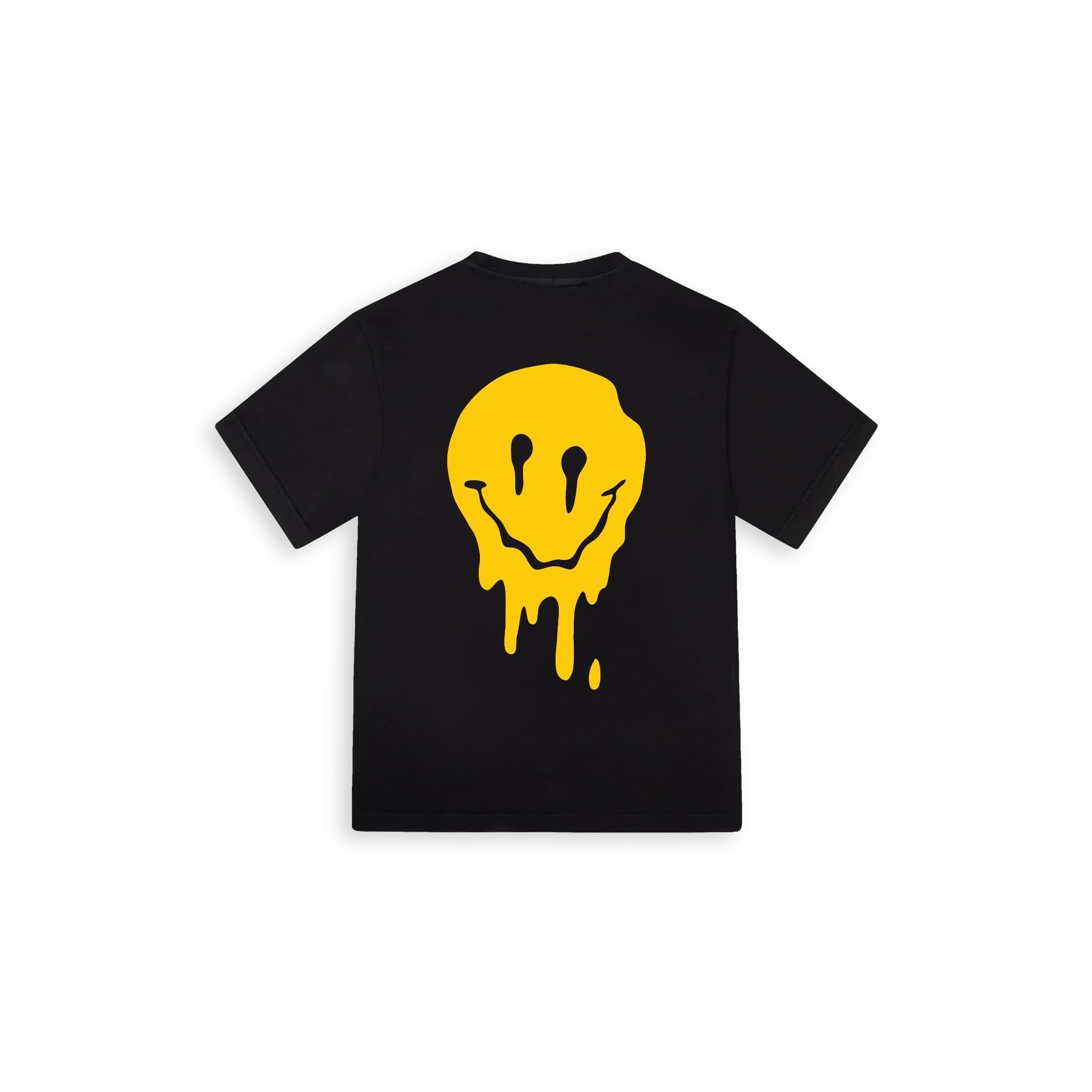 Melting Face Oversize Large T-shirt Siyah - SUMTHINCS