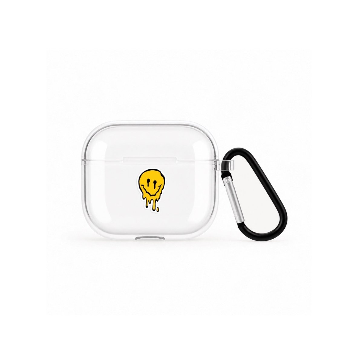 Melting Smile AirPods 3 Şeffaf Silikon Kılıf Beyaz Şeffaf - Sumthincs
