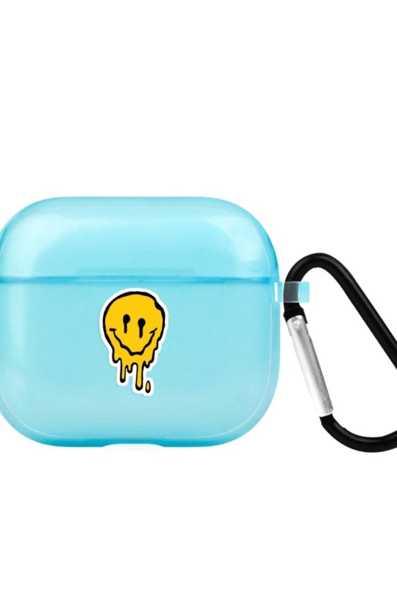Melting Smile AirPods 3 Şeffaf Silikon Kılıf Mavi - SUMTHINCS