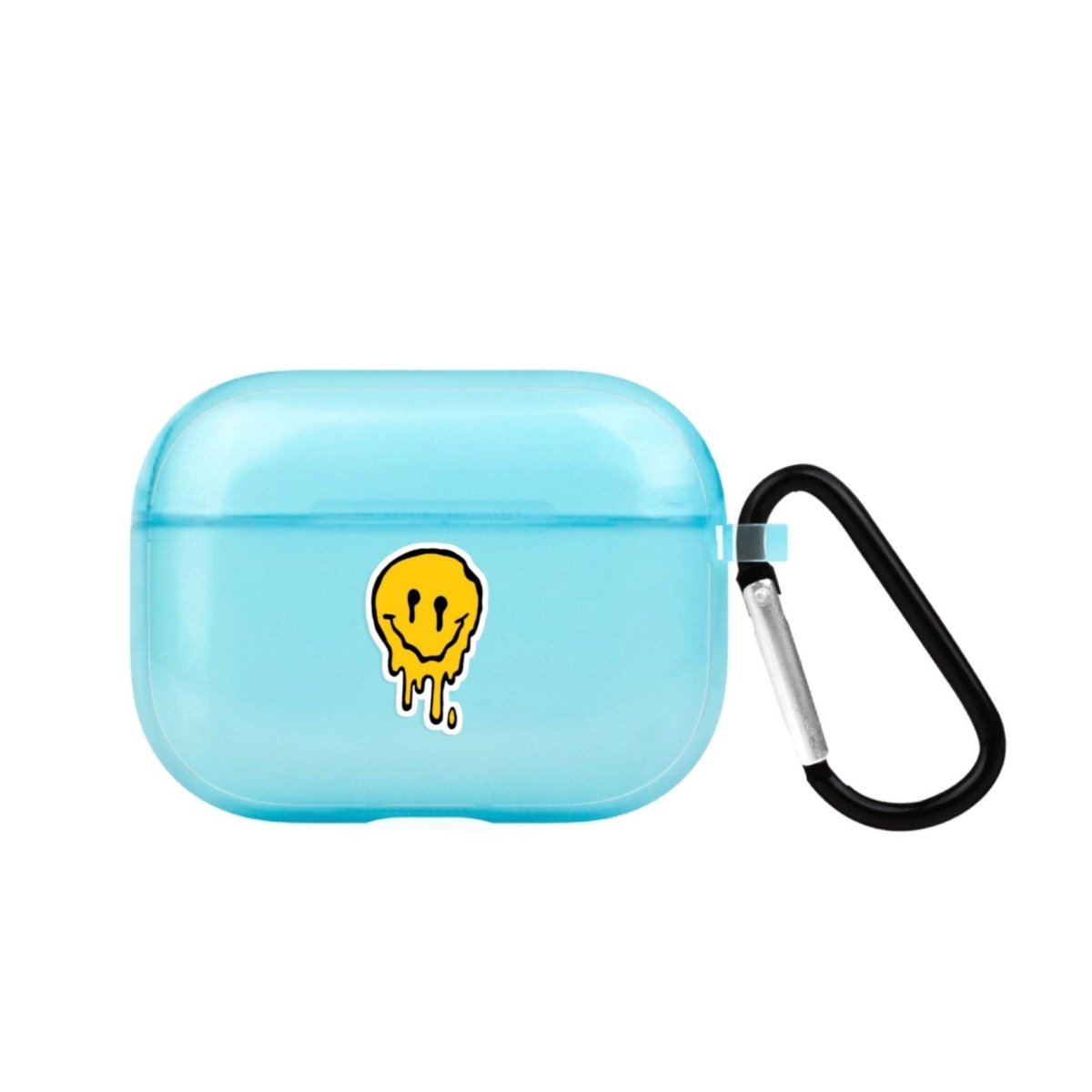 Melting Smile AirPods Pro Şeffaf Silikon Kılıf Mavi - SUMTHINCS