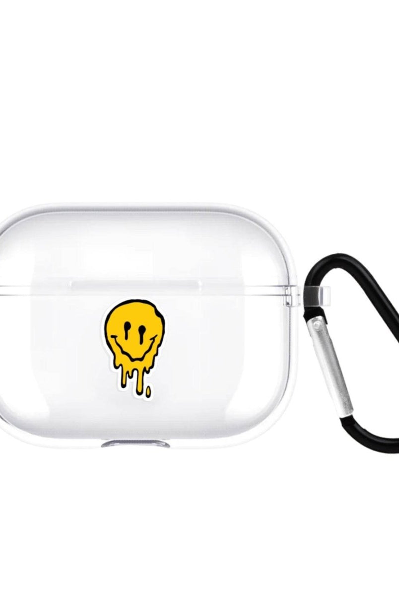 Melting Smile AirPods Pro Şeffaf Silikon Kılıf Beyaz Şeffaf - SUMTHINCS