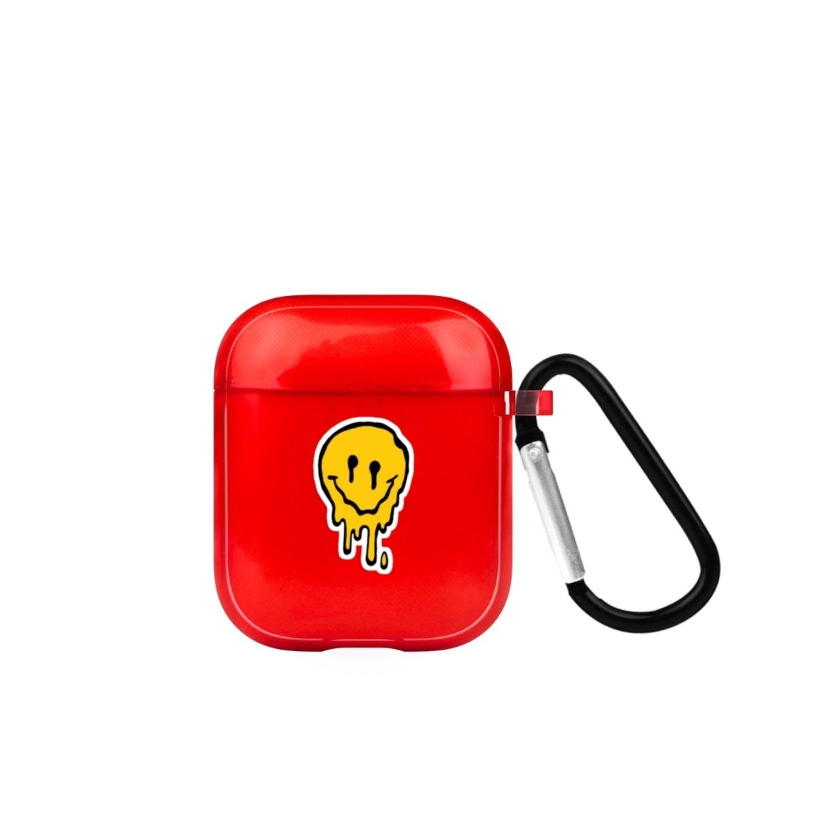 Melting Smile AirPods Şeffaf Silikon Kılıf Kırmızı - SUMTHINCS