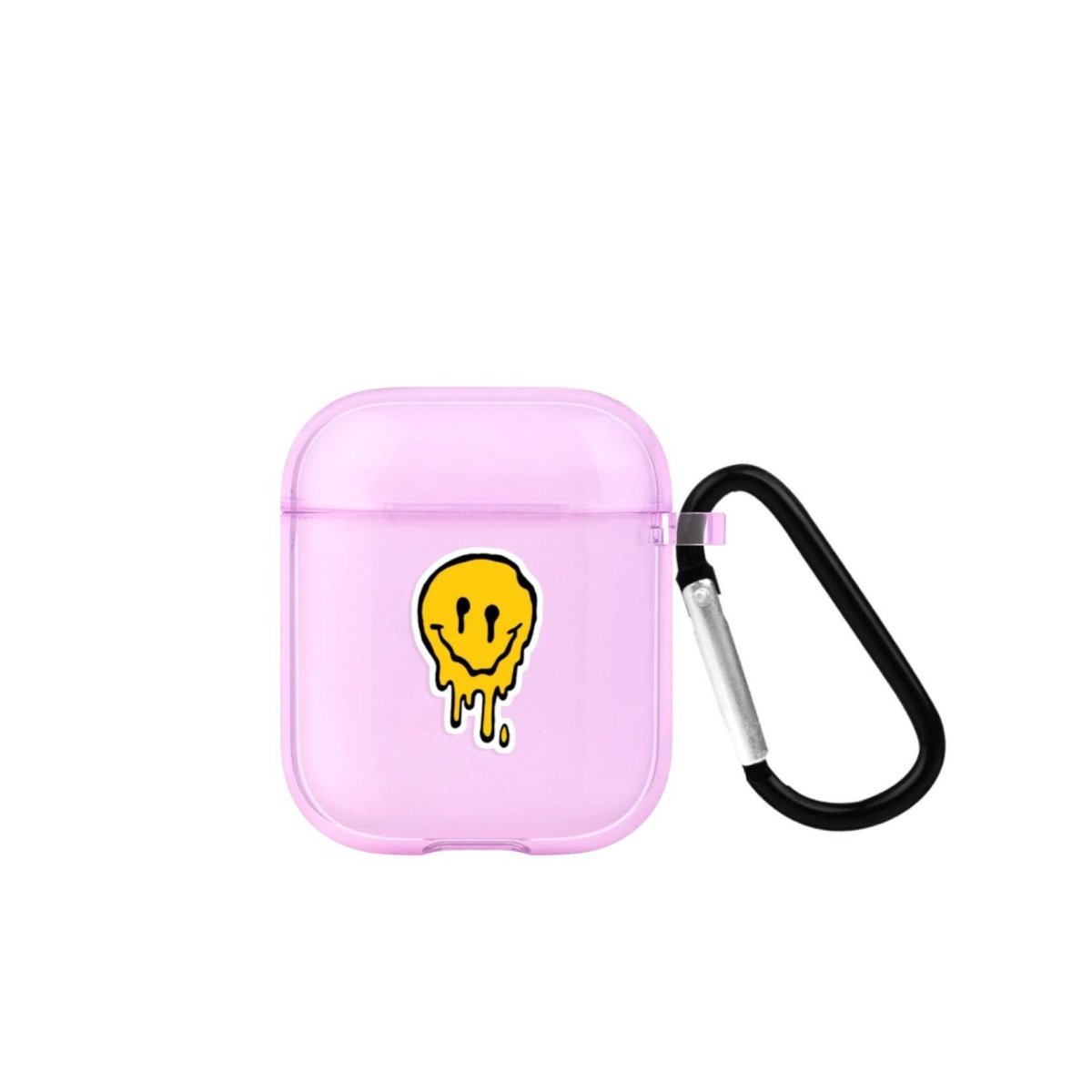 Melting Smile AirPods Şeffaf Silikon Kılıf Lila - SUMTHINCS