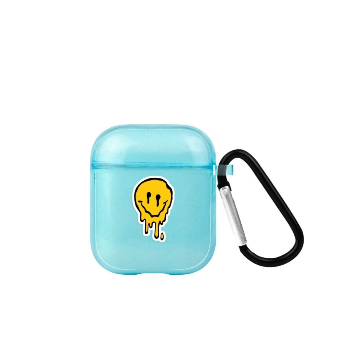 Melting Smile AirPods Şeffaf Silikon Kılıf Mavi - SUMTHINCS