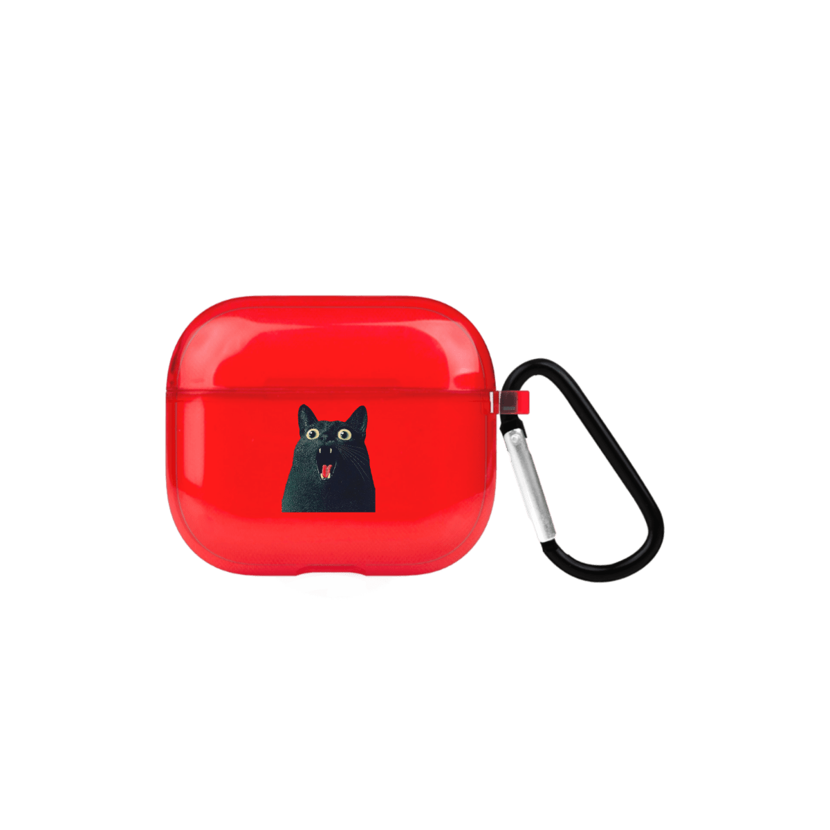 Meoww AirPods 3 Şeffaf Silikon Kılıf Kırmızı - SUMTHINCS