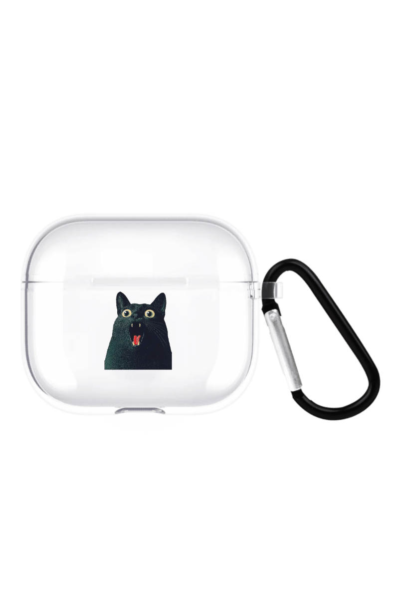 Meoww AirPods 3 Şeffaf Silikon Kılıf Beyaz Şeffaf - SUMTHINCS