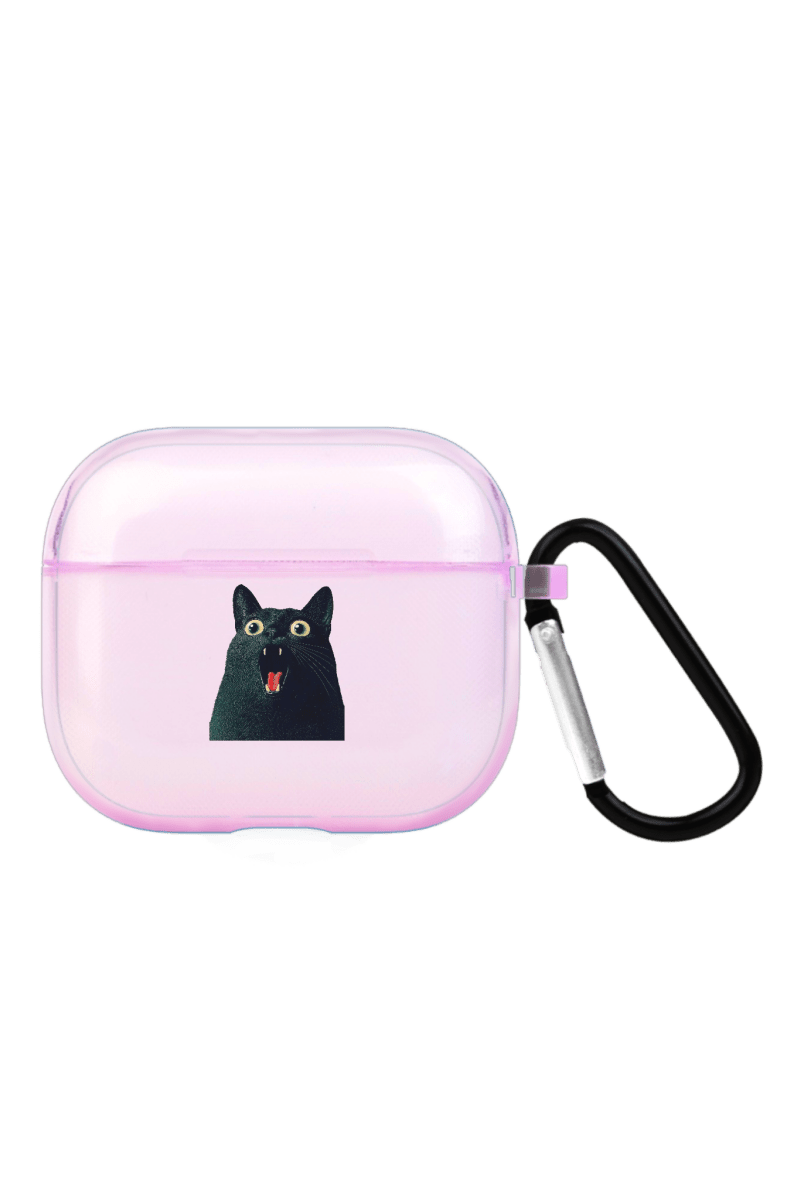 Meoww AirPods 3 Şeffaf Silikon Kılıf Lila - SUMTHINCS