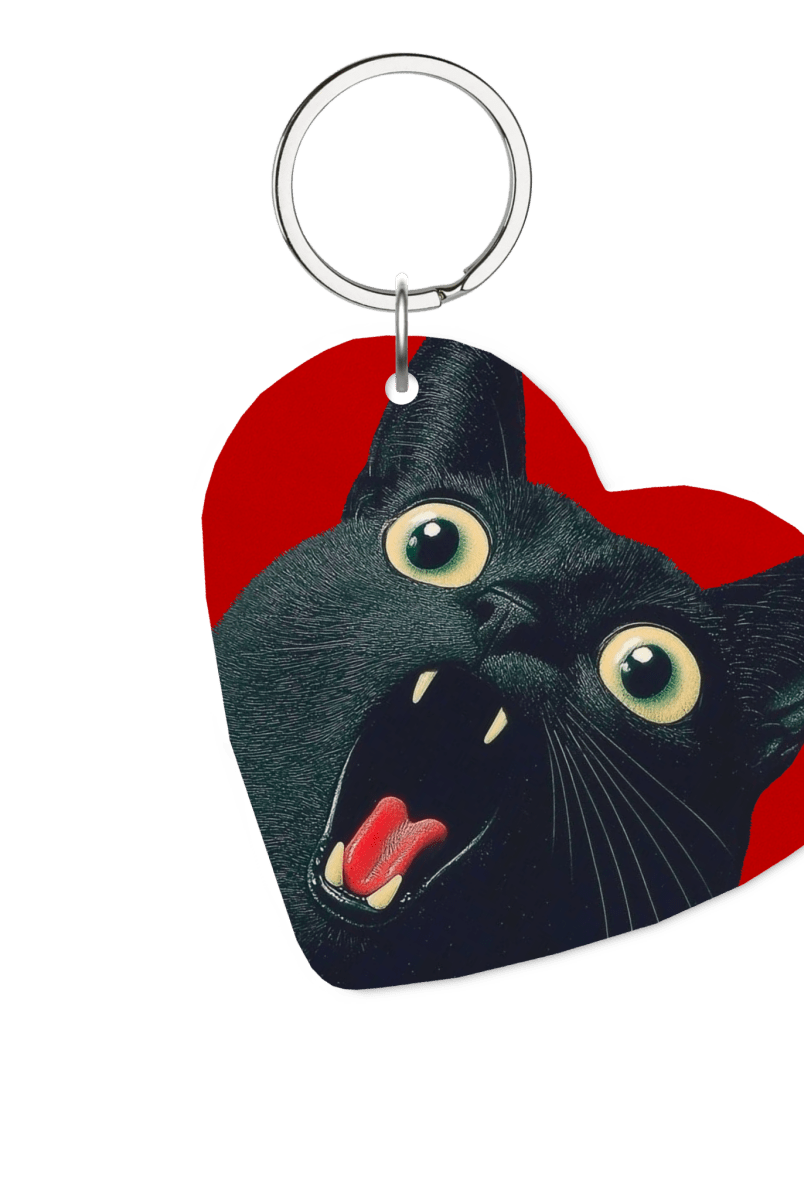Meoww Glossy Kalp Anahtarlık - SUMTHINCS