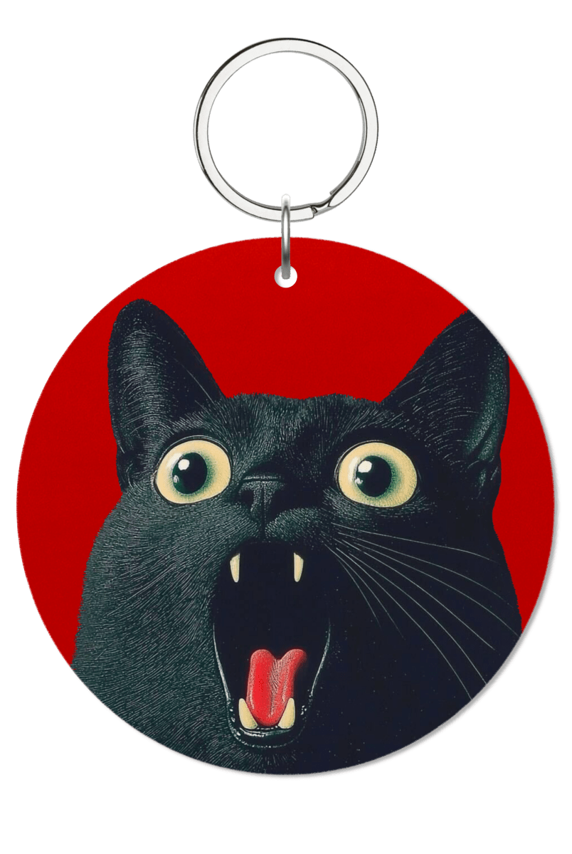 Meoww Glossy Yuvarlak Anahtarlık - SUMTHINCS