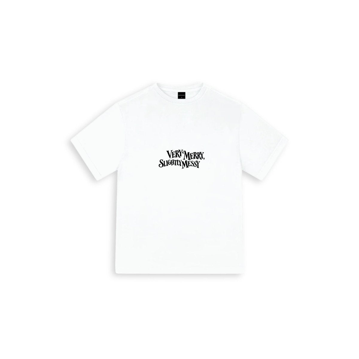 Messy Oversize T-shirt Beyaz - Sumthincs