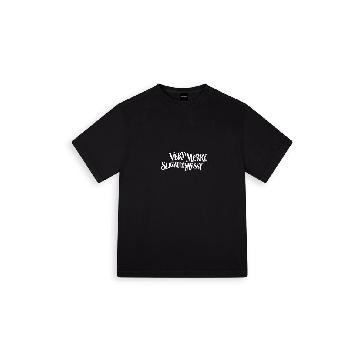 Messy Oversize T-shirt Siyah - Sumthincs
