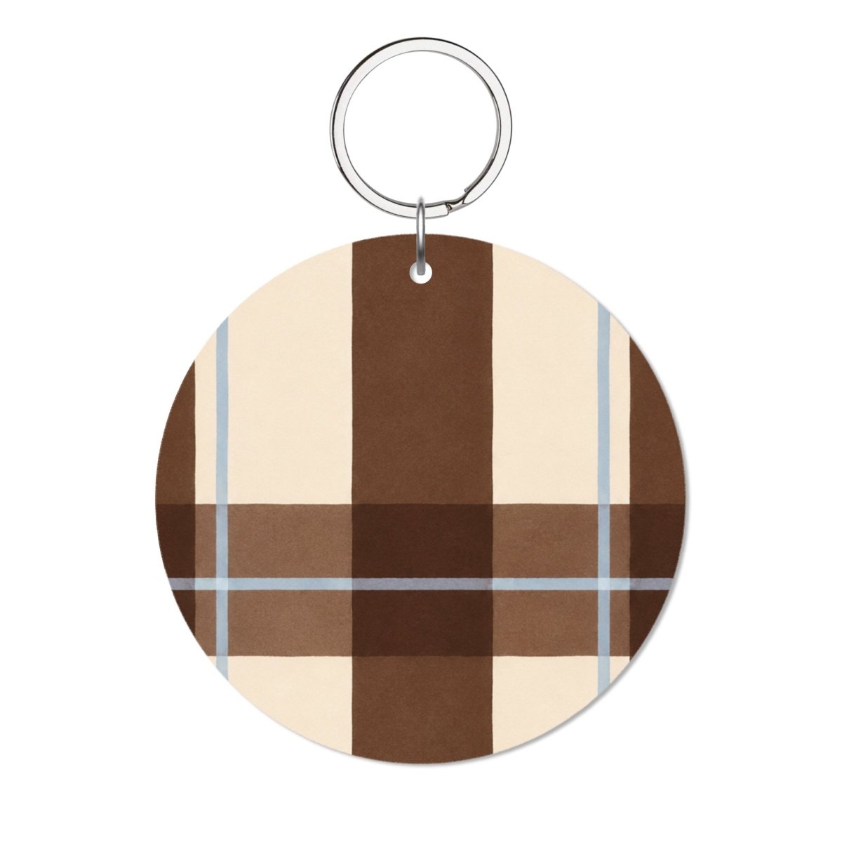 Mocha Glossy Anahtarlık Charm Yuvarlak - Sumthincs