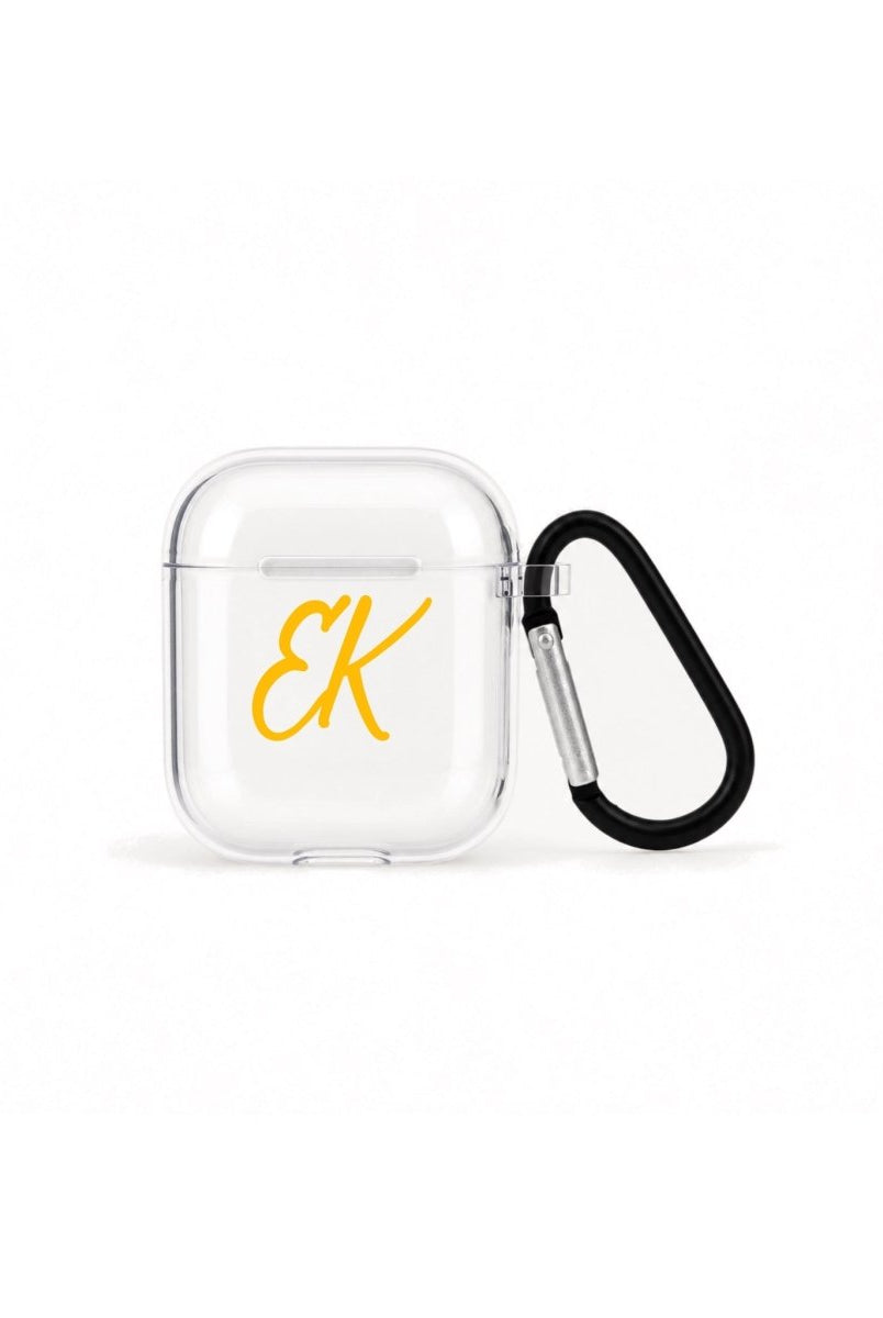 Palace Kişiye Özel AirPods 1. ve 2. Nesil Şeffaf Silikon Kılıf - Sumthincs