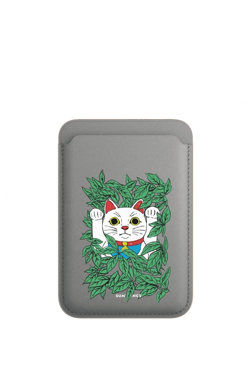 Pawsper MagSafe Deri Cüzdan Wallet Gri - Sumthincs