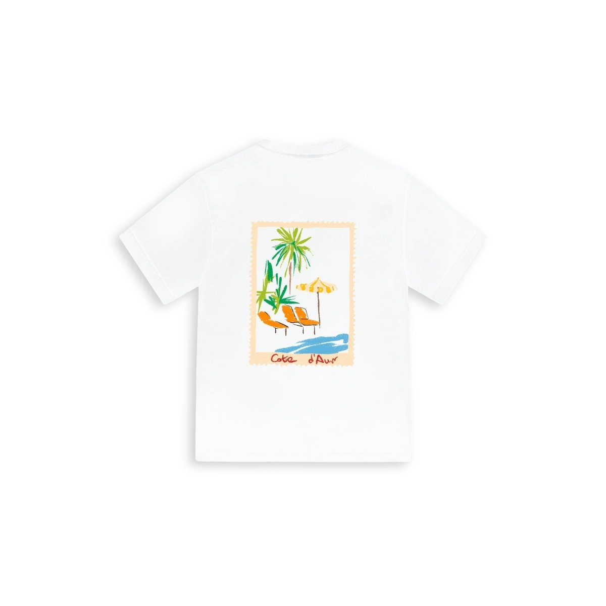 Postcard Oversize T-shirt Siyah - Sumthincs