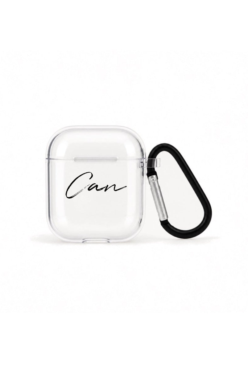 Quentin Kişiye Özel AirPods 1. ve 2. Nesil Şeffaf Silikon Kılıf - Sumthincs