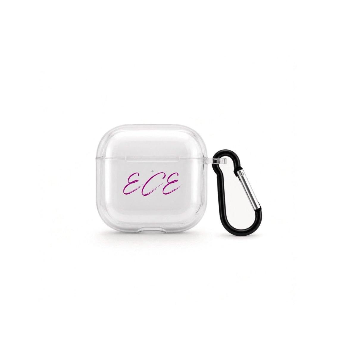 Quentin Kişiye Özel AirPods 4 Şeffaf Silikon Kılıf - Sumthincs